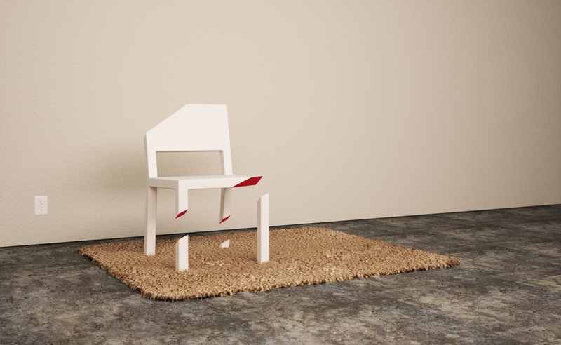 Illustration for article titled How Is This One-Legged Chair Not Falling Over?